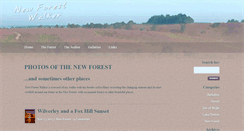 Desktop Screenshot of newforestwalker.co.uk